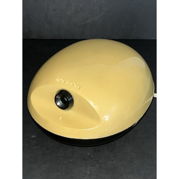 Vintage Boston Pencil Sharpener Electric MCM Egg Oval Shape AR5198 #16 WORKS - Picture 1 of 7